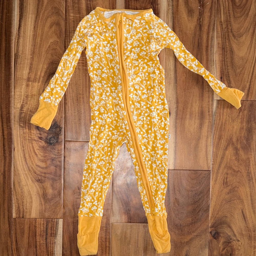 Little Sleepies Golden Poppies Zippy 6/12 Months